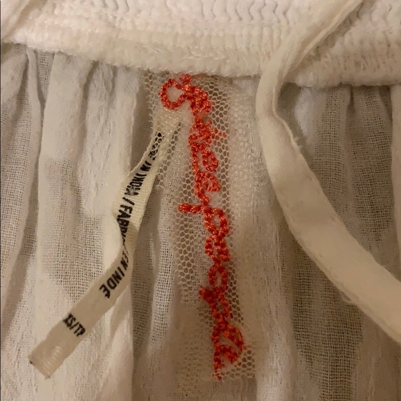 Free People White Ruffle Dress - Picture 3 of 4